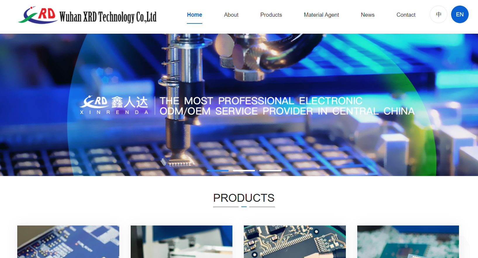 鑫人達科技焊接代工行業(yè)官網定制網站建設案例—武漢盛世互聯(lián)